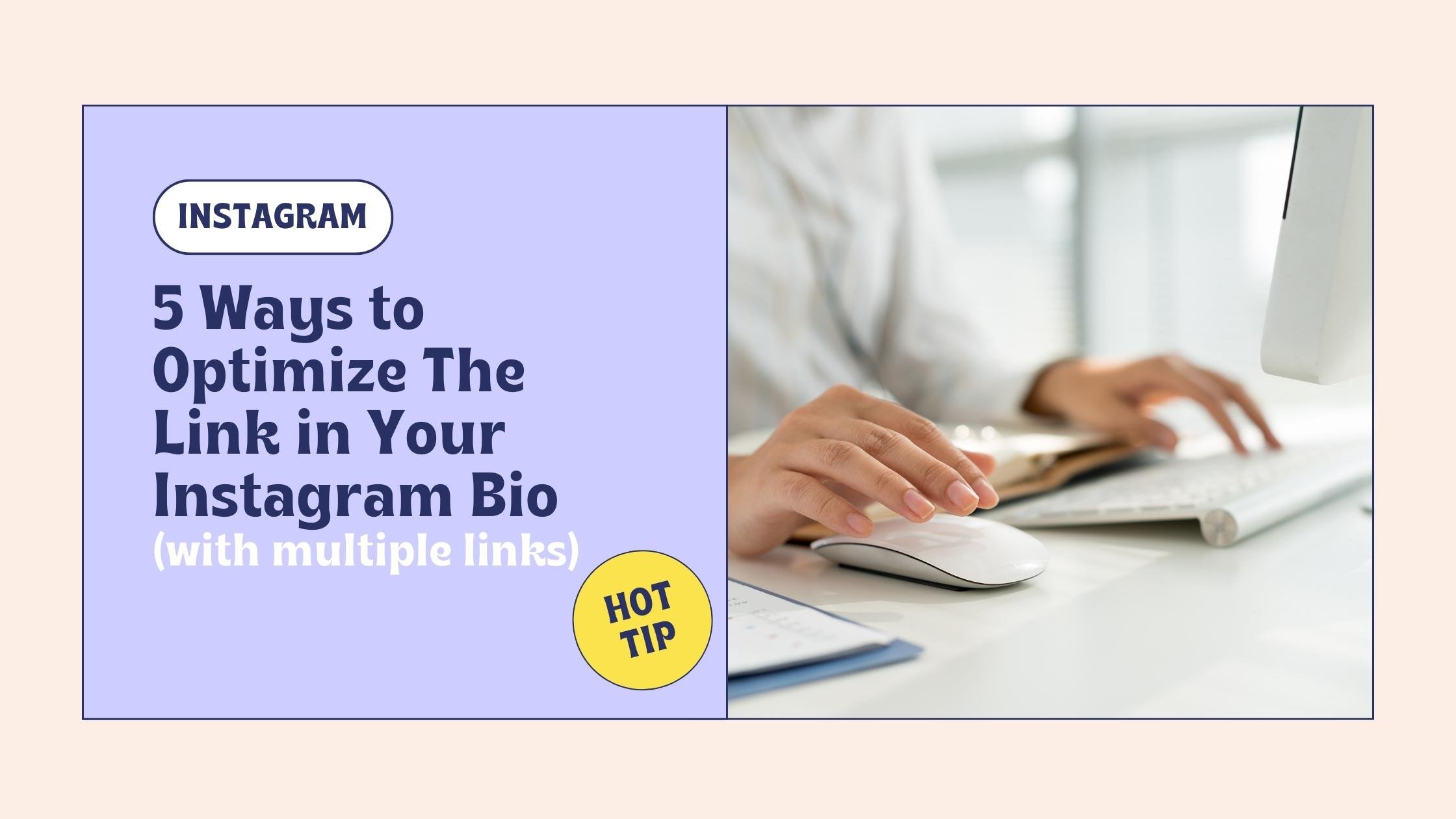 découvrez comment optimiser vos liaisons bio sur instagram pour augmenter vos interactions et diriger vos abonnés vers vos contenus préférés. suivez nos conseils pratiques pour transformer votre profil en un véritable outil de communication.