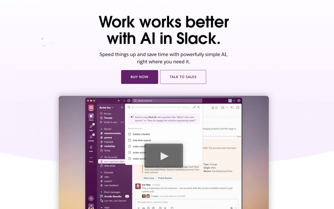Slack AI : explorez les nouveaux outils pour résumés, traductions et recherches