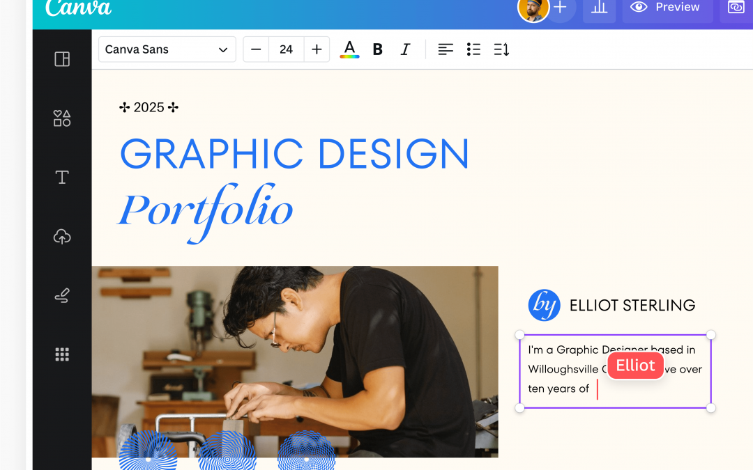 Créer un portfolio avec Canva : mettez en avant vos réalisations