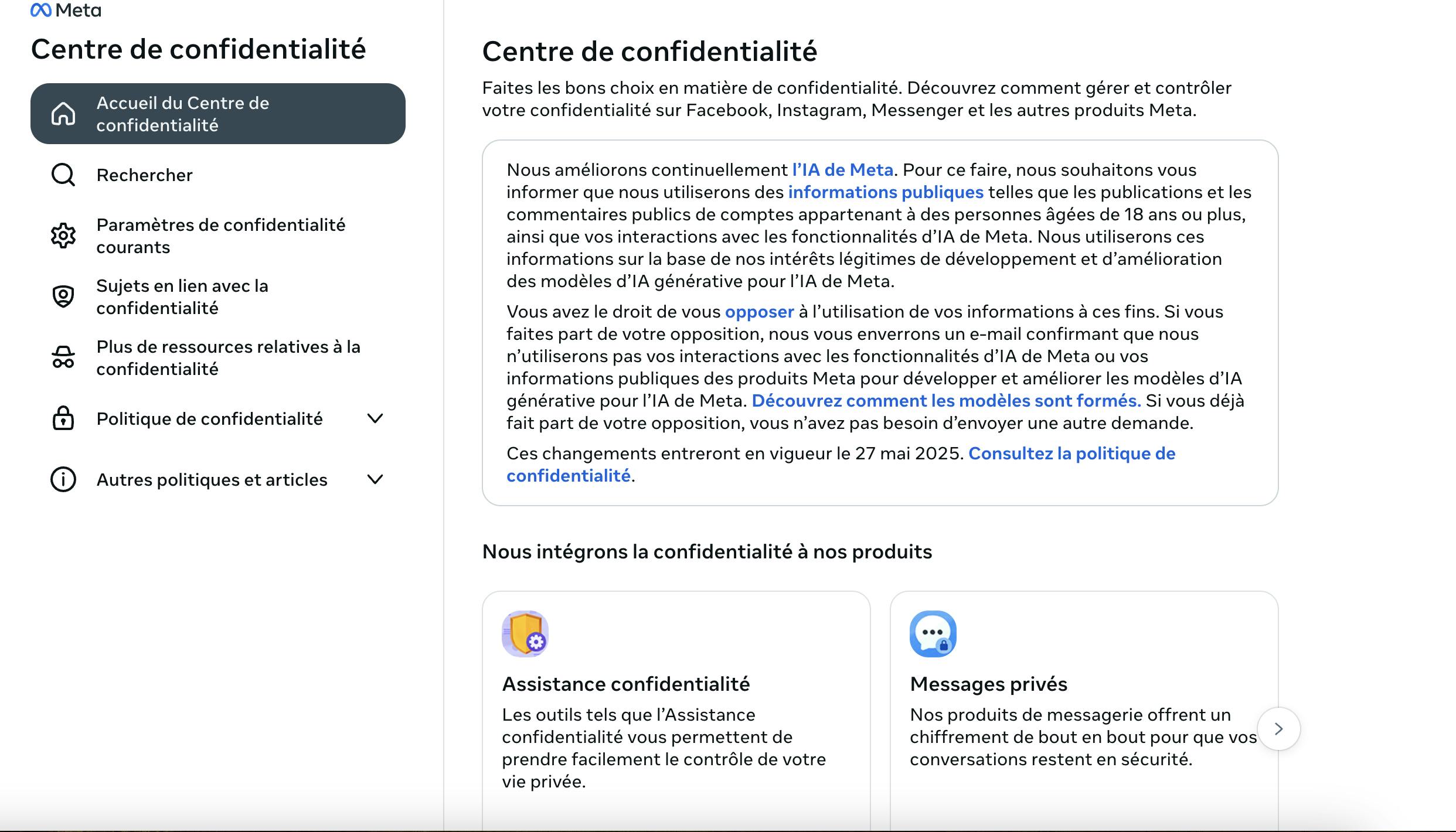 découvrez comment meta collecte, utilise et protège vos données personnelles. comprenez vos droits et les mesures prises pour assurer la confidentialité de vos informations sur les plateformes de meta.
