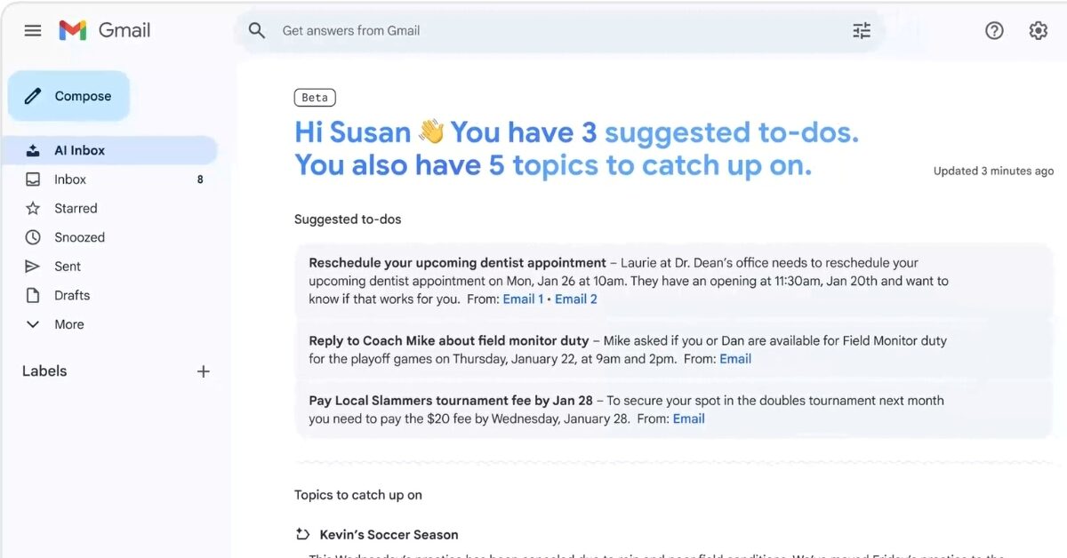 innovations ia pour gmail découvrez les dernières innovations en intelligence artificielle intégrées à gmail pour optimiser votre productivité et faciliter la gestion de vos emails.